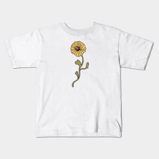 yellow flower Kids T-Shirt